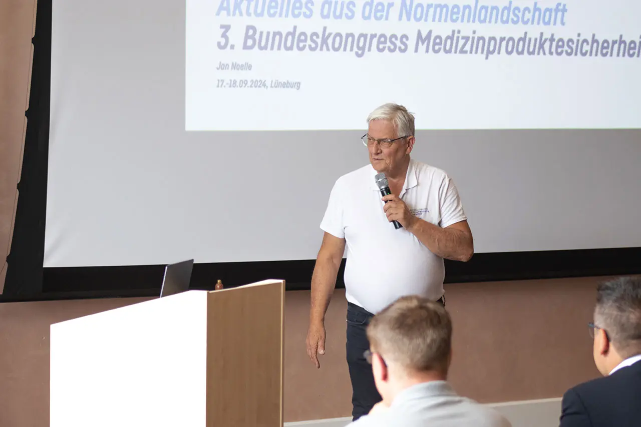 Cay Lange beim Bundeskongress Medizinproduktesicherheit